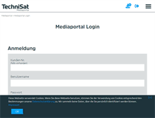 Tablet Screenshot of media.technisat.com